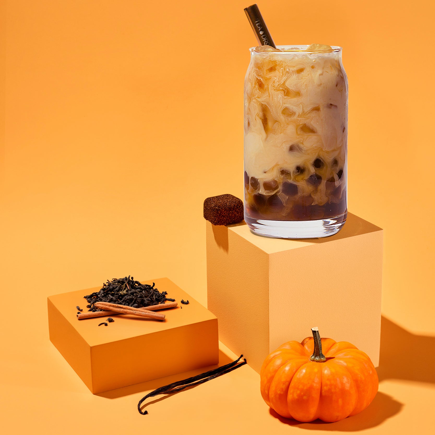 Pumpkin Spice Boba Tea Set – Tea Drops