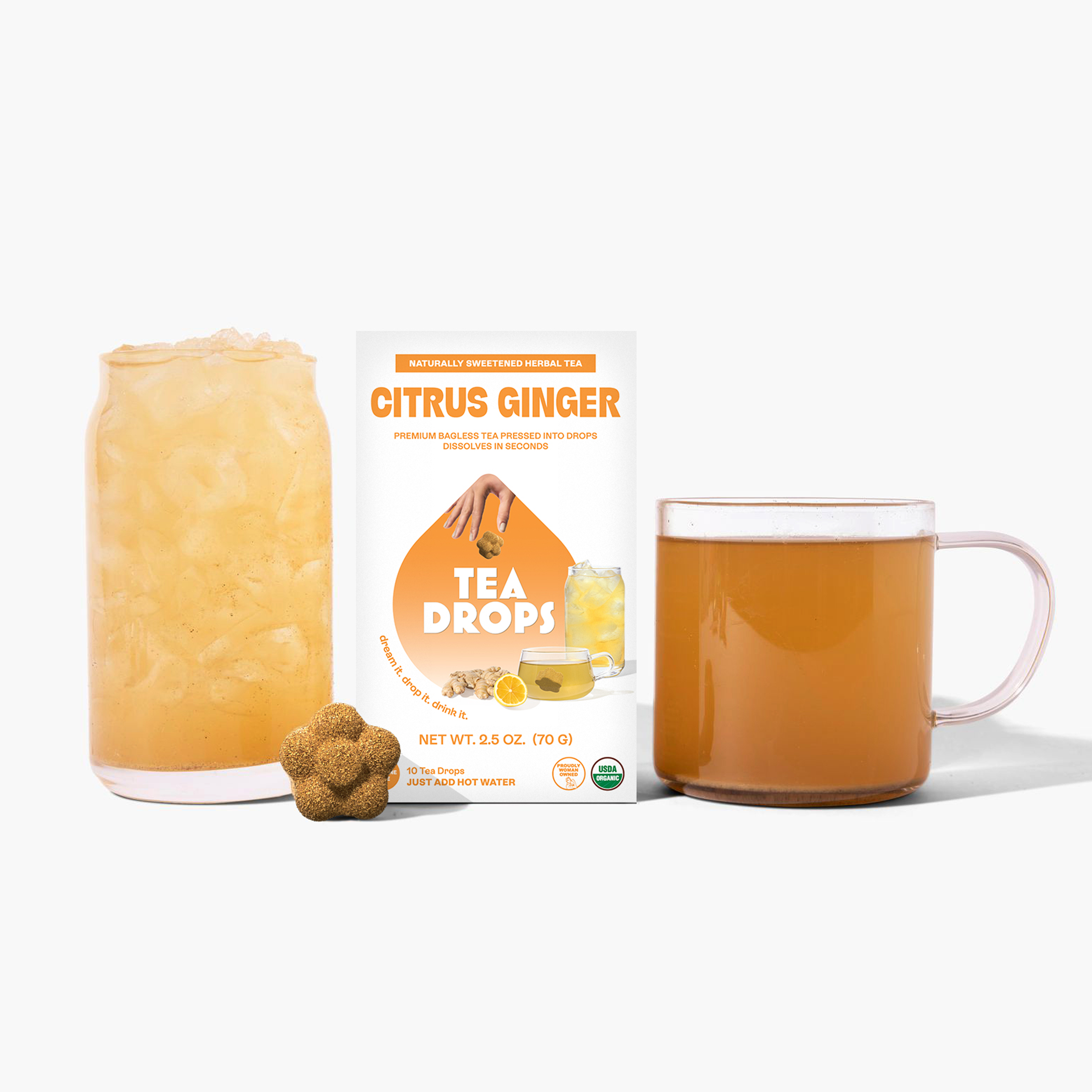 Tea Drops: Citrus Ginger – Made in California