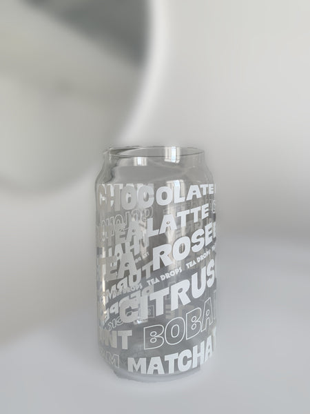 Branded Can Shaped Glass